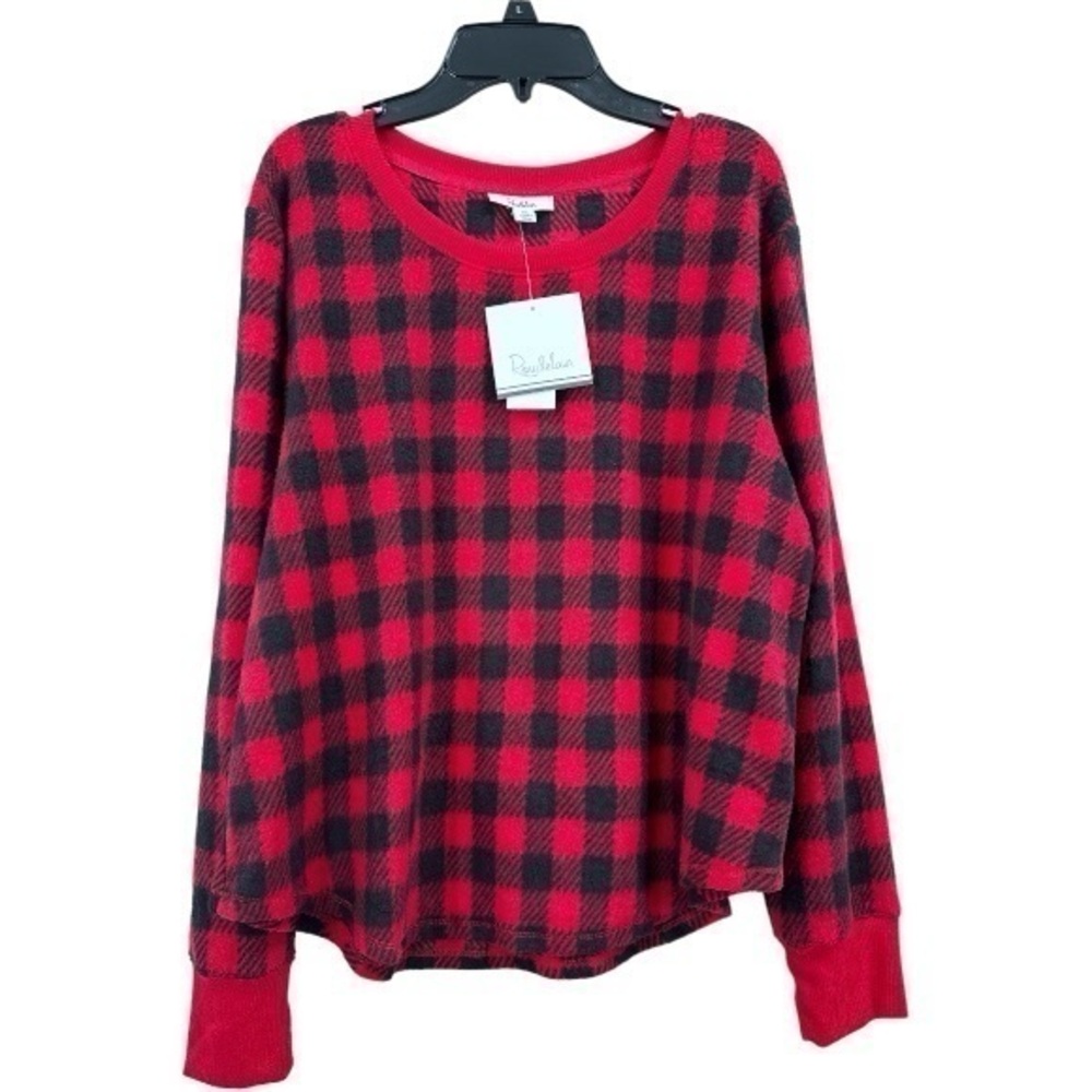 Roudelain fleece sleep pajama top